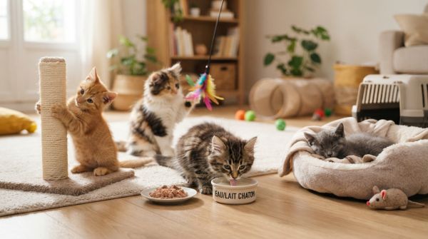 Les besoins spécifiques des chatons